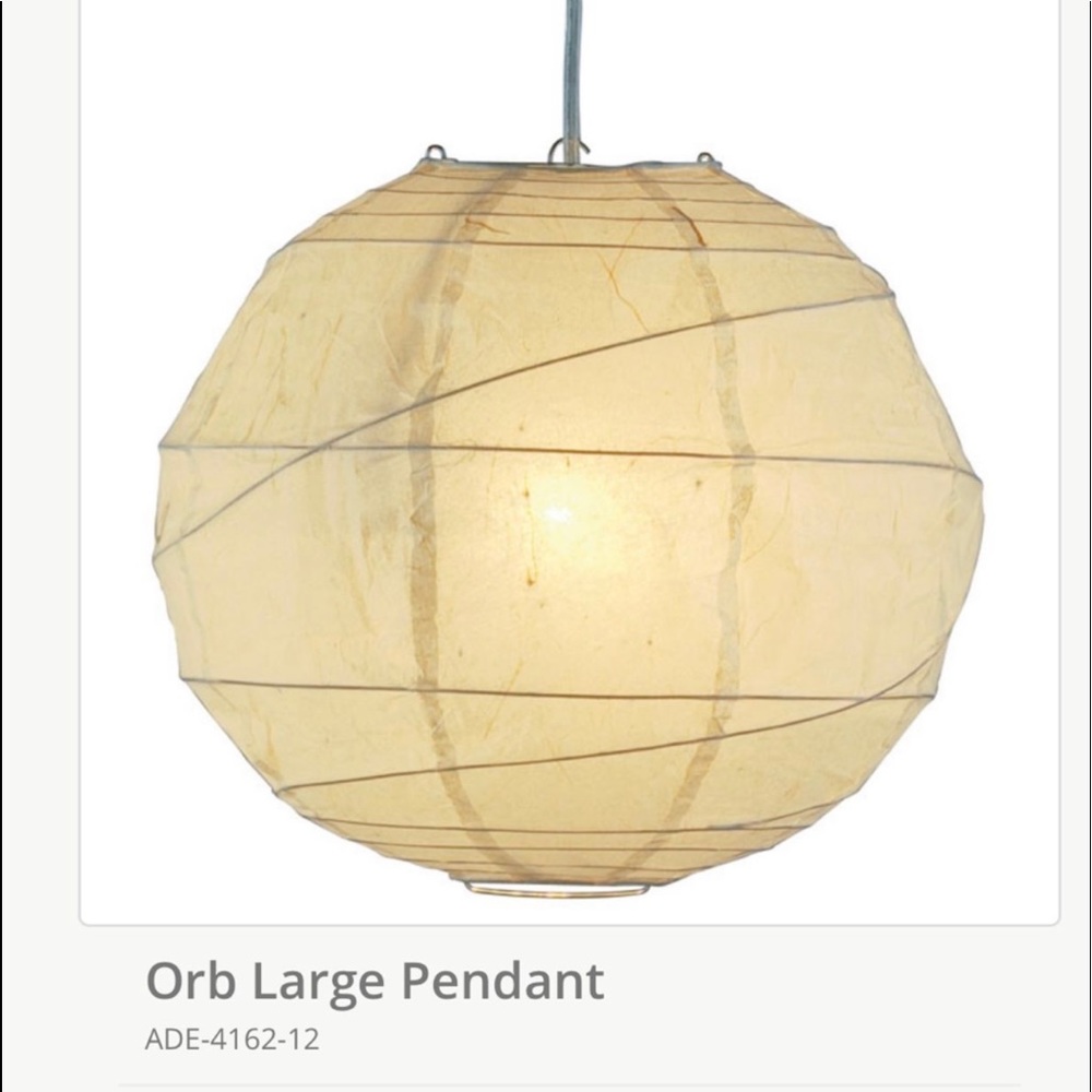 Orb large pendant